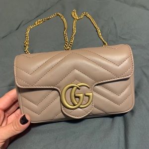 Gucci GG Mormont matelasse leather super mini bag